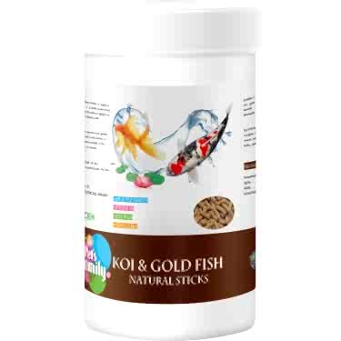 Pets Family Koı & Gold Fısh Natural Stıcks 1l/100g