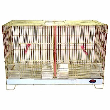 Dayang Çifthane Kafes Pirinç 59x26x40cm