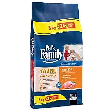 Pets Family Kuzuetli Yavru Köpek Maması 8+2 Kg