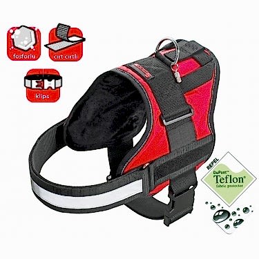 Karlıe Teflon Ref. İsimli.göğ.tas.s 55-68cm Kırm.