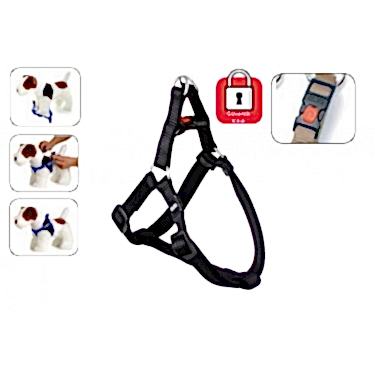 Karlıe Kilitli Göğüs Tasma S/m 35-60cm Siyah