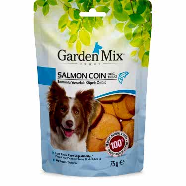 Garden Mix Somonlu Yuvarlak Köpek Ödülü 75 Gr
