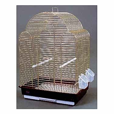 Dayang Papağan Kafesi Pirinç  42x30x57