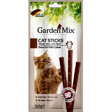 Gardenmix Dana Etli Kedi Stick Ödül 3*5g 50‘li