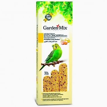 Gardenmix Platin Muzlu Yumurtalı Kuş Krakeri 3lü