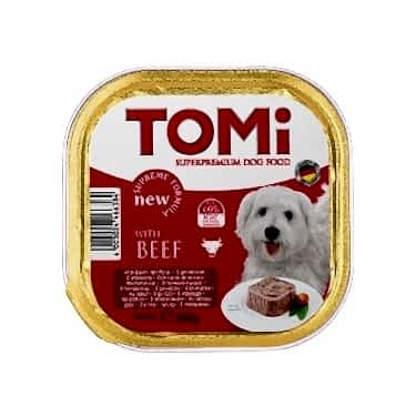 Tomi Köpek Dana Etli Pate Alüminyum Yaş Mama 300gr (pate)