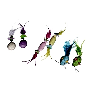 Karlıe Kedi Otlu Peluş Oyuncağı 10 Cm