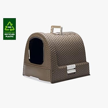 Karlıe Plastik Kedi Tuvaleti Kahverengi 51x38,5x