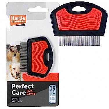 Karlıe Pire Tarağı U:6cm G:7cm Kırmızı-siyah