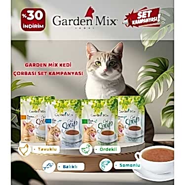 GARDEN MİX KEDİ ÇORBASI SET KAMPANYASI
