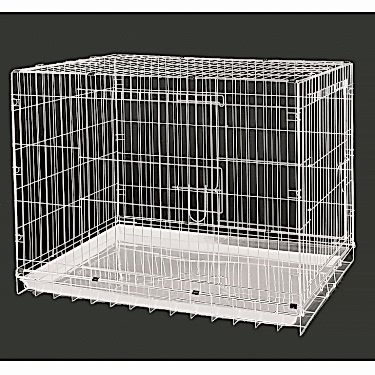 Dayang Köpek Kafesi Beyaz 108x69x77.5
