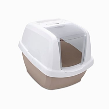 Imac Maddy Junıor Kapalı Kedi Tuvaleti Bej/beyaz 57x43x41cm