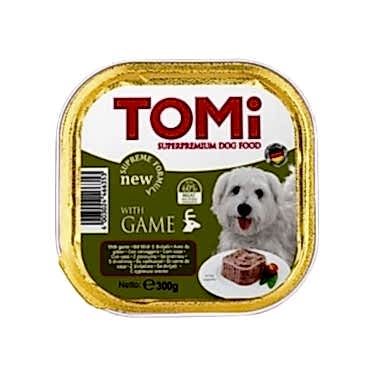 Tomi Köpek Yaban Hayvanlı Pate Alüminyum Yaş Mama 300gr (pate)