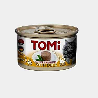 Tomi Kedi Ördekli Yaş Mama 85g