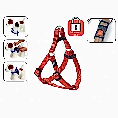 Karlıe Kilitli Göğüs Tasma M 40-70cm Kırmızı