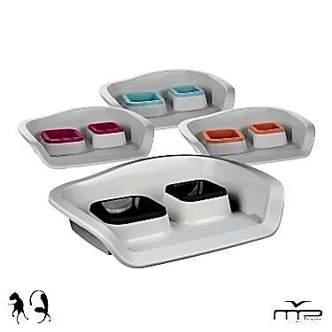 Mp Sıçratmayan Mama/su Kabı Nembo İkili 0,3+0,25l