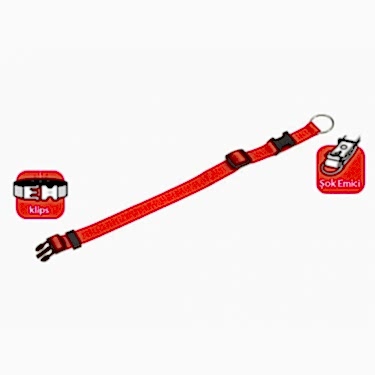 Karlıe Boyun Tasma 20-35cm Kırmızı