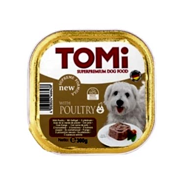 Tomi Köpek Kümes Hayvanlı Pate Alüminyum Yaş Mama 300gr (pate)
