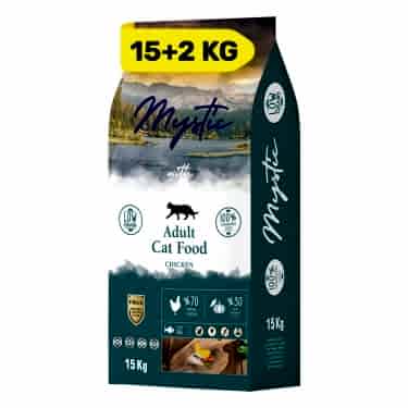 Mystic Yetişkin Kedi Maması Tavuklu 15+2kg Bonus