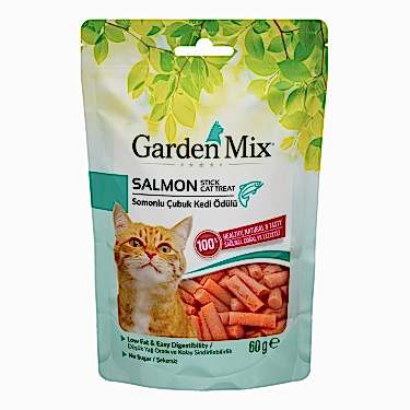 Garden Mıx Somonlu Stıck Kedi Ödülü 60 Gr