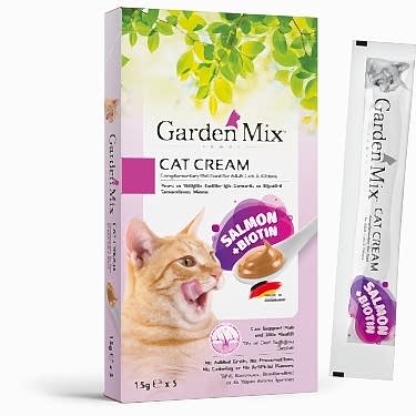 Garden Mıx Kedi Kreması Somon+biotin 15gr*5