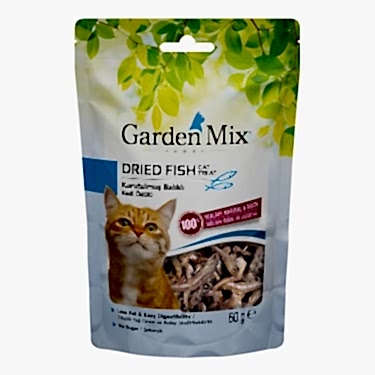 Garden Mıx Kurutulmuş Balıklı Kedi Ödülü 60 Gr