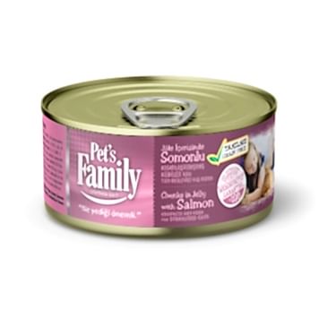 Pets Famıly Tahılsız Kısrlş. Somonlu Kedi Kon.100g