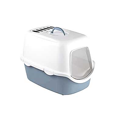 Stefanplast Cathy Fılter Mavi/beyaz Kedi Tuvaleti 56x40x40cm