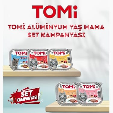 TOMİ ALÜMİNYUM YAŞ MAMA SET KAMPANYASI