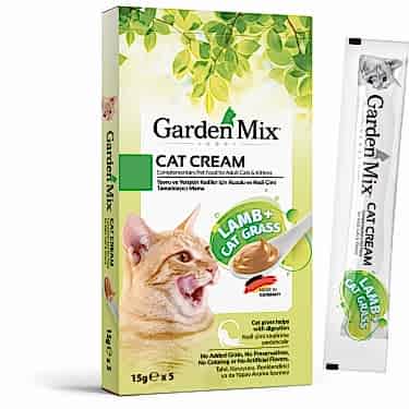 Garden Mıx Kedi Kreması Kuzu+kedi Otu 15gr*5