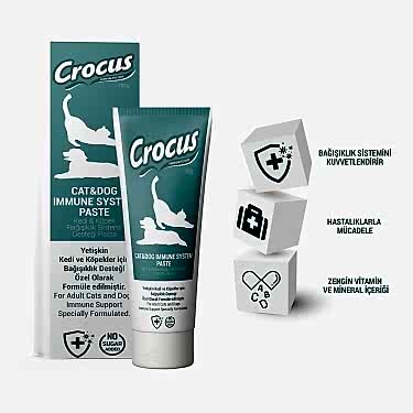 Crocus Kedi Köpek Immune System Macun 100 Gram