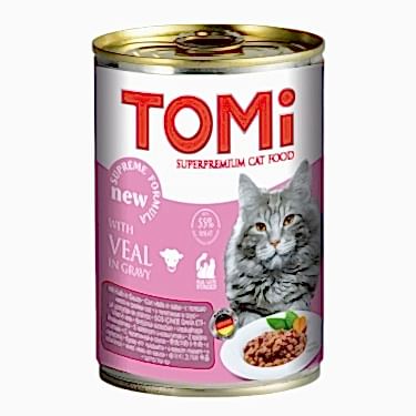 Tomi Kedi Buzağı Etli Yaş Mama 400g