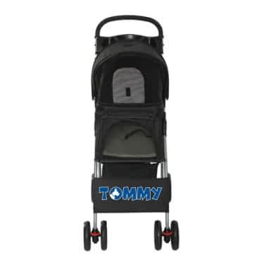 Tommy Evcil Hayvan Arabası Siyah 80.5*45.5*101 Max 15kg