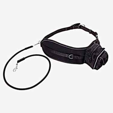 Karlıe Eller Serbest Köpek Gezdirme Tasması Siyah
