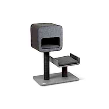 Karlıe Kedi Tırmalama+ev Tınka Gri 60x40x82cm