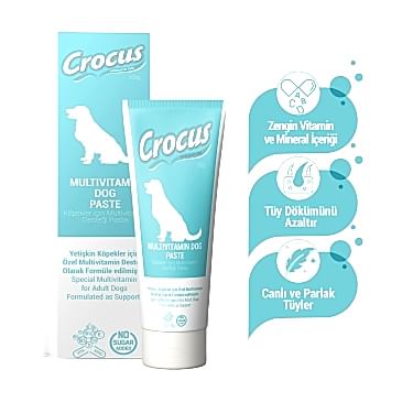 Crocus Köpek Multivitamin Macun 100 Gram
