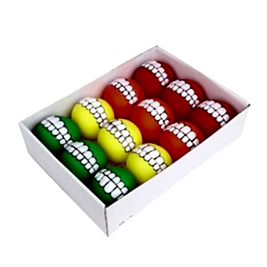 Eastland 12'li Plastik Diş Desenli Top Seti Çap 7 Cm