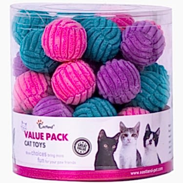 Eastland Çıngıraklı Peluş İpli Top-çap 4 Cm 42'li