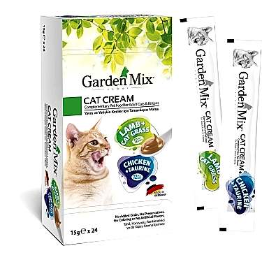 Garden Mıx Kedi Kreması Xxl Tavuk+kuzu 15gr*24