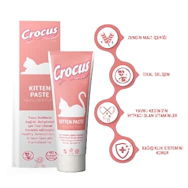 Crocus Kedi Kitten Malt Macunu 100 Gram