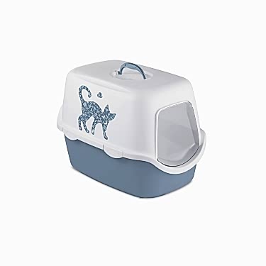 Stefanplast Cathy Grıffe Mavi Kedi Tuvaleti 56x40x40cm