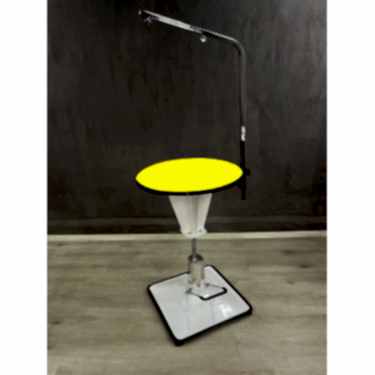 Hidrolik Yuvarlak Traş Masası Sarı