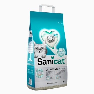 Sanicat Clumping White Kokusuz Kedi Kumu 8 L