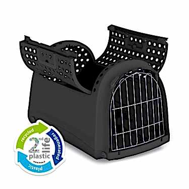 Imac Lınus Cabrıo 2nd Lıfe Üstü Açılır Evcil Hayvan Taşıma Çantası Siyah 52,5x32x34,5cm