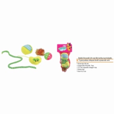 Eastland 5 Li Kedi Oyuncak Seti