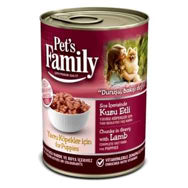Pets Famıly Kuzu Etli Yavru Köpek Konservesi 400g