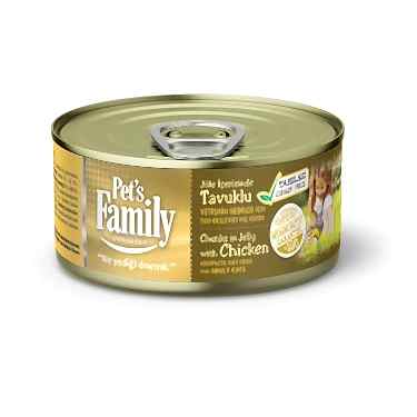 Pets Famıly Tahılsız Yet. Tavuklu Kedi Kon. 100g