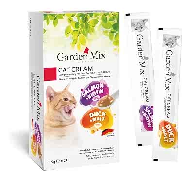 Garden Mıx Kedi Kreması Xxl Somon+ördek 15gr*24