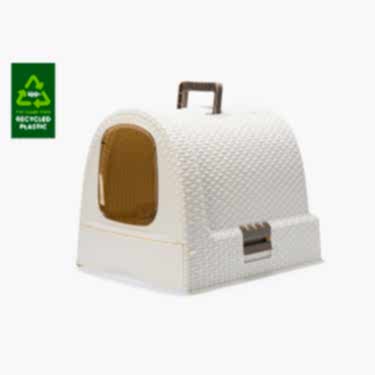 Karlıe Plastik Kedi Tuvaleti Beyaz 51x38,5x39,5