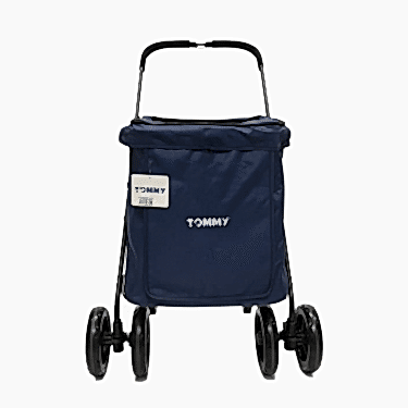 Tommy Evcil Hayvan Arabası Gri Lacivert 102*62*105 Max 40kg